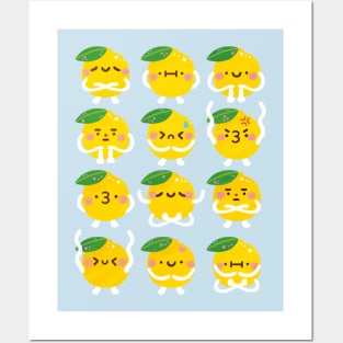 Lemon Emojis Posters and Art